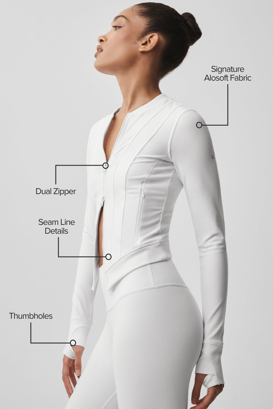 Alosoft Recharge Jacket - White