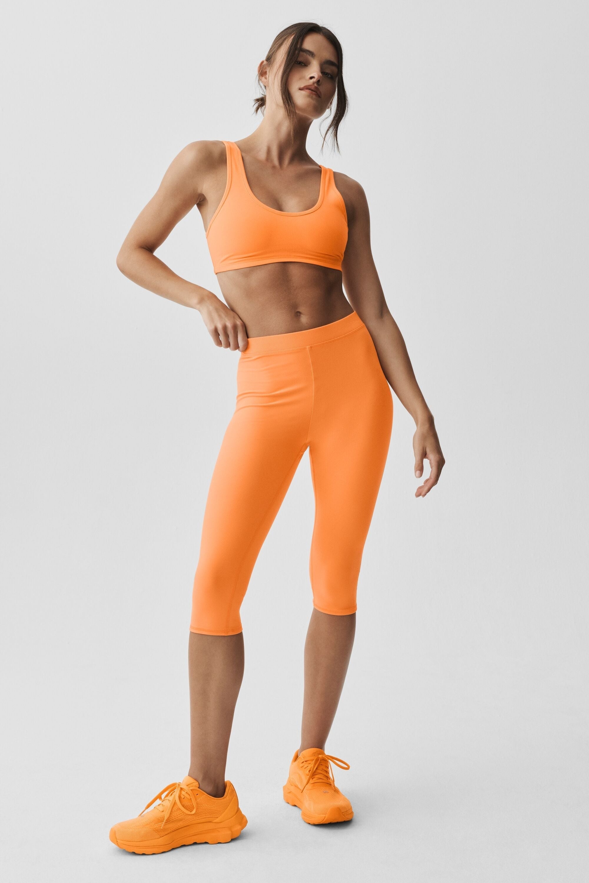 Alosoft Center Stage Bra - Satsuma Breeze