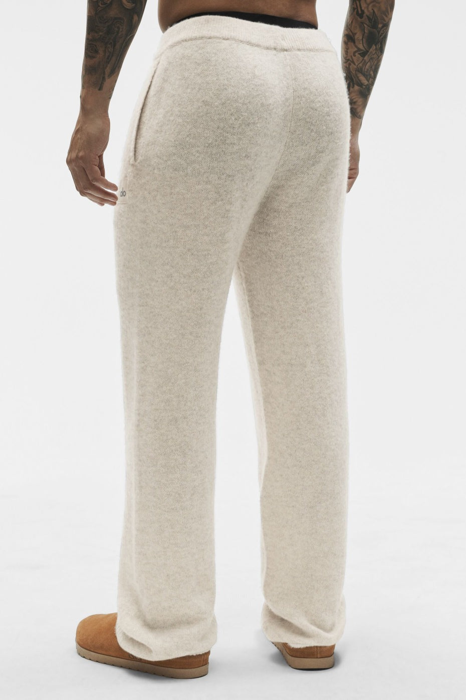 Wool Cashmere New Class Sweatpant - Oatmeal Heather