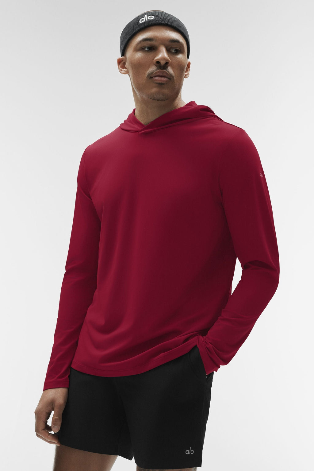 Conquer Reform Long Sleeve With Hood - Garnet