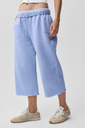 Accolade Cutoff Sweatpant - Light Provence Blue