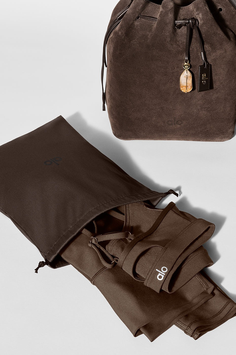ALO Balance Bucket - Espresso Suede