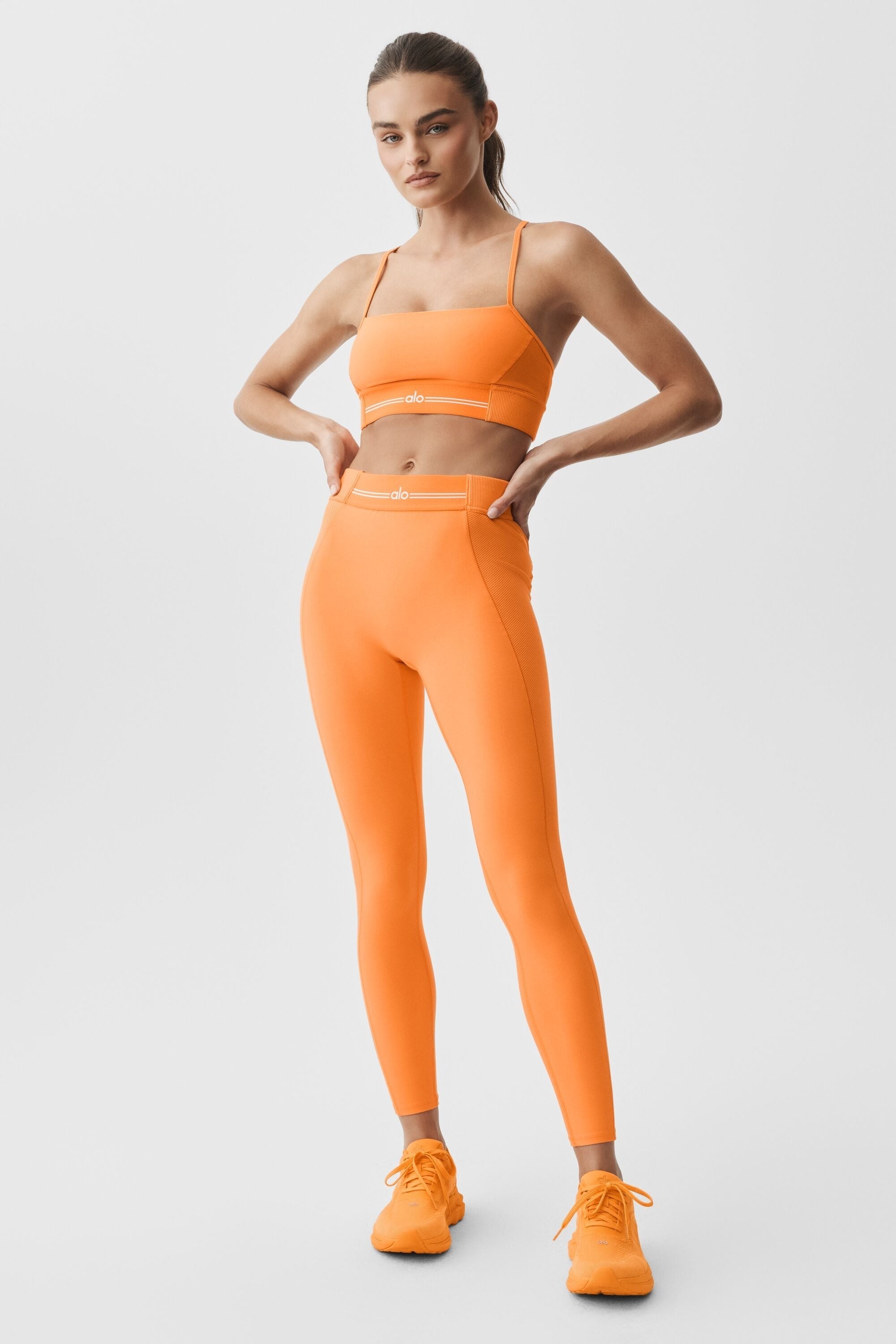 Alosoft Relay Bra - Satsuma Breeze/White