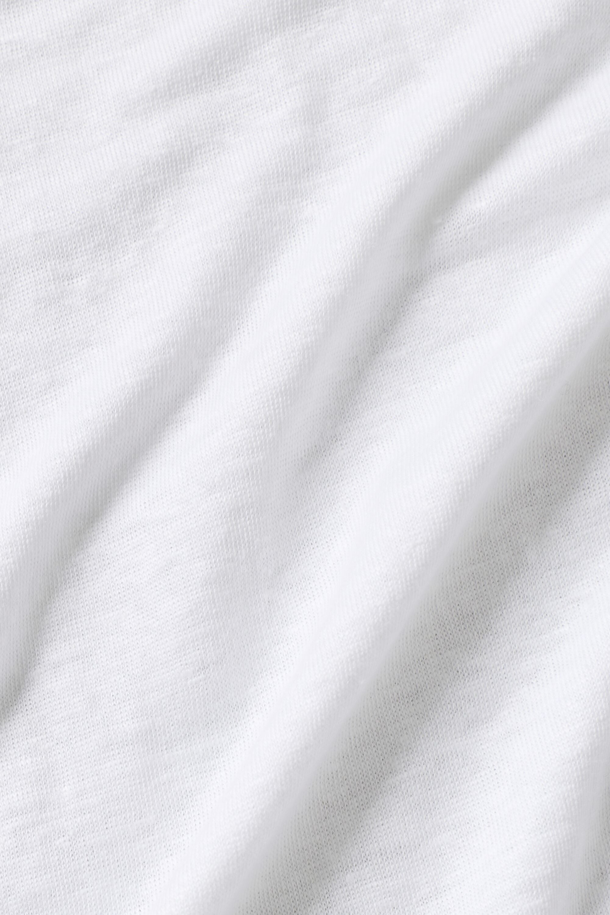 Linen Jersey Coastal Short Sleeve Tee - White