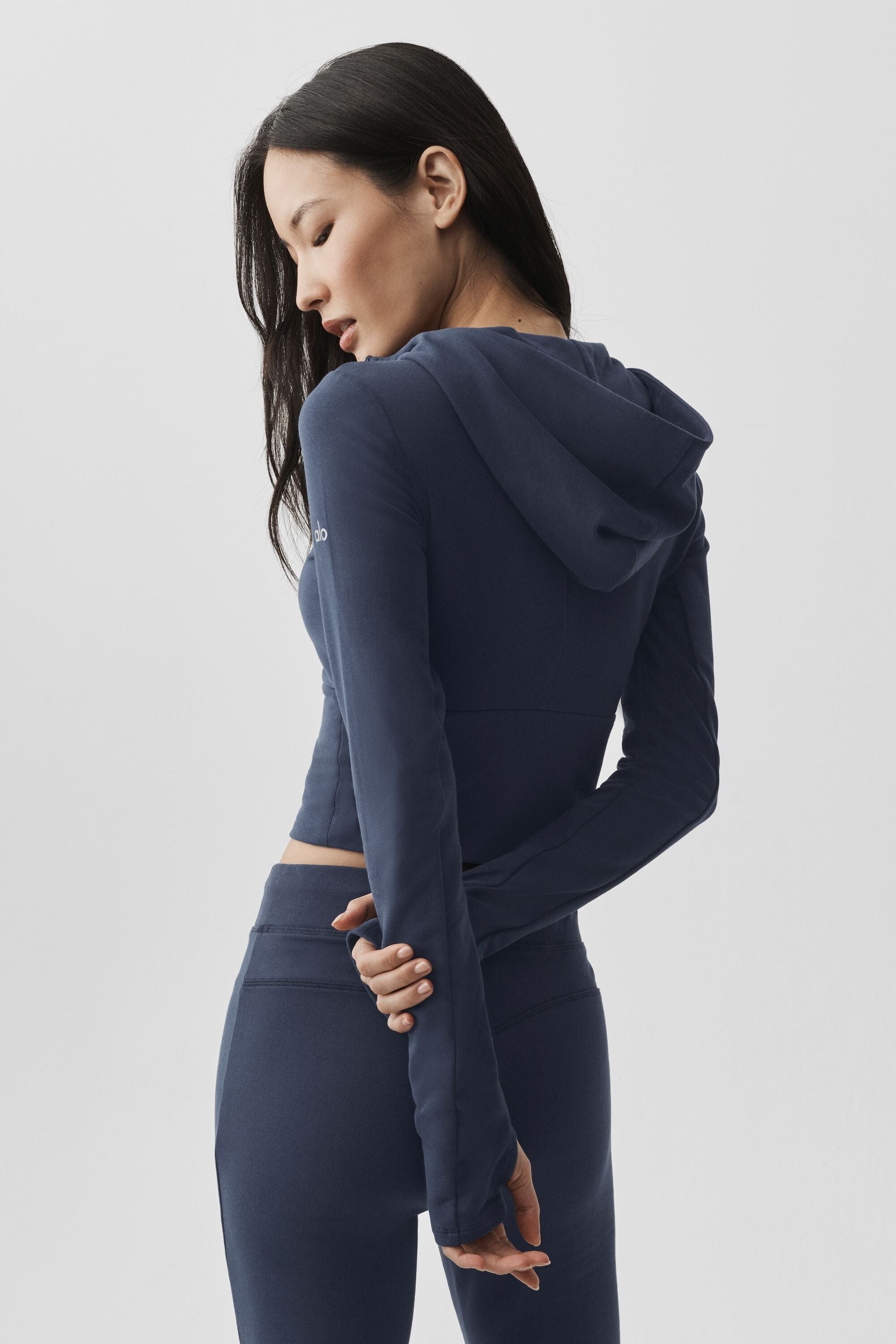 Sway Full Zip Hoodie - Navy