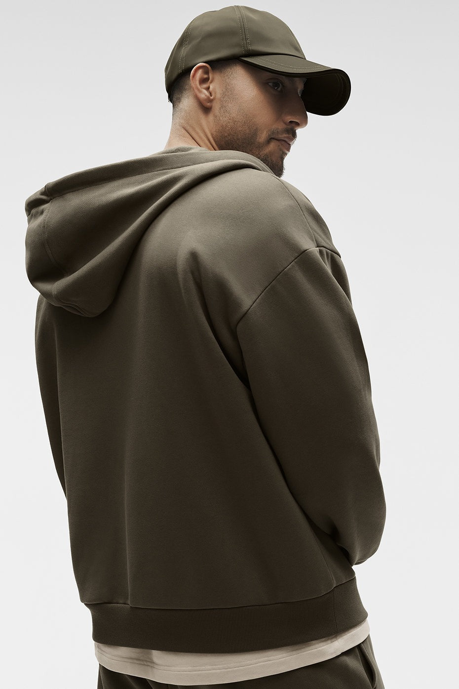 Accolade Full Zip Hoodie - Olive Tree