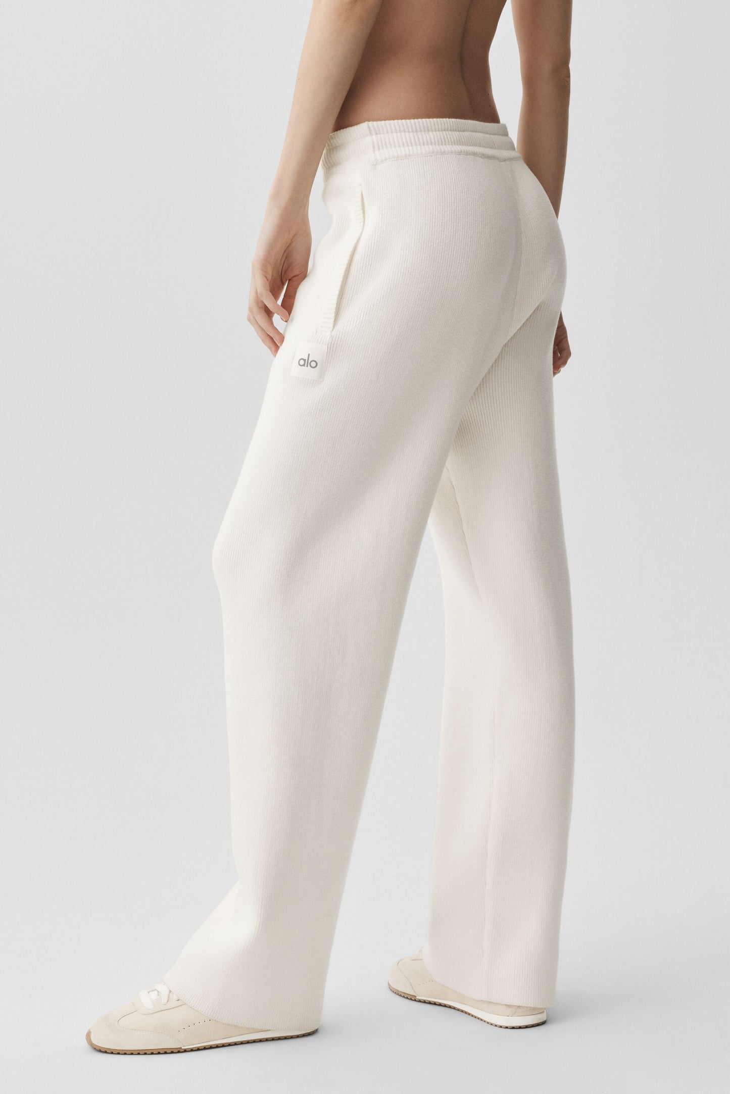 Scholar Straight Leg Sweatpant - Ivory