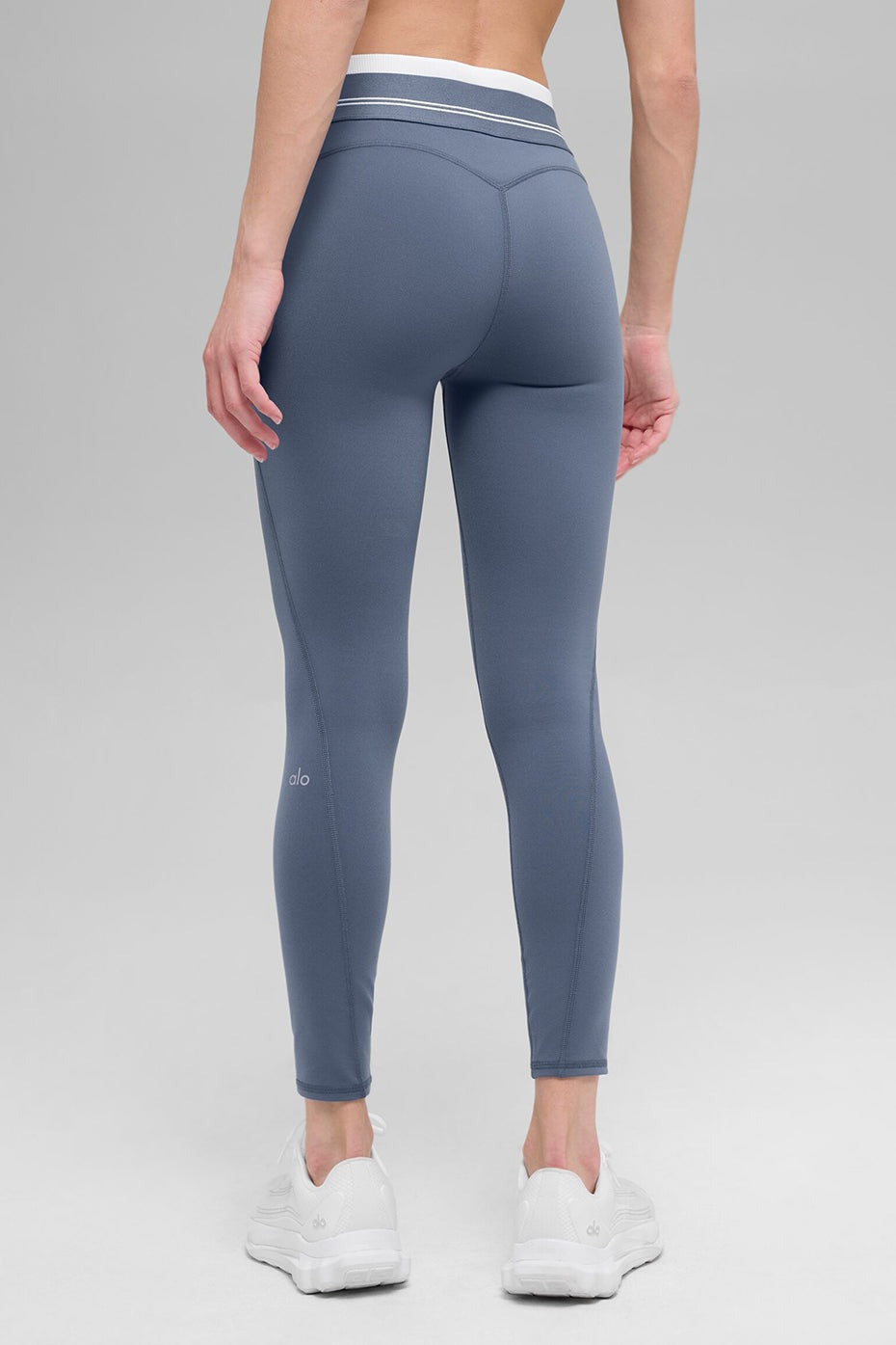 Airbrush High-Waist 7/8 Better Together Legging - Bluestone/White